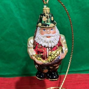 Handmade glass blown ornament